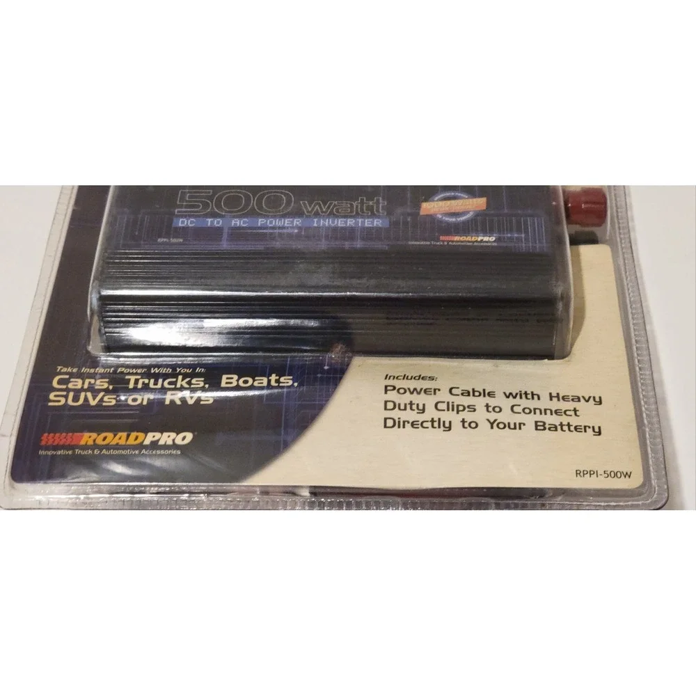 Sealed 500 Watt Road Pro DC to‎ AC Power Inverter Black KIT